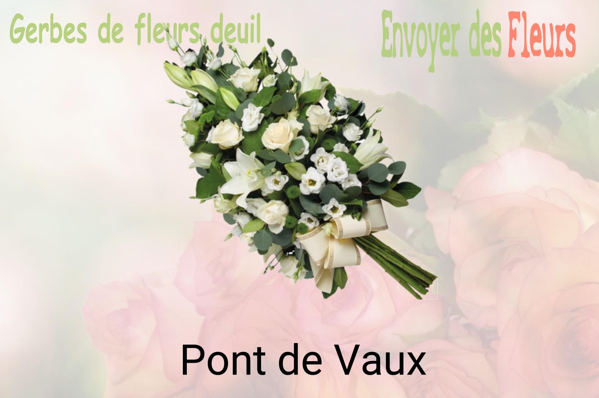 Gerbe de fleurs de deuil livrée à Pont-de-Vaux